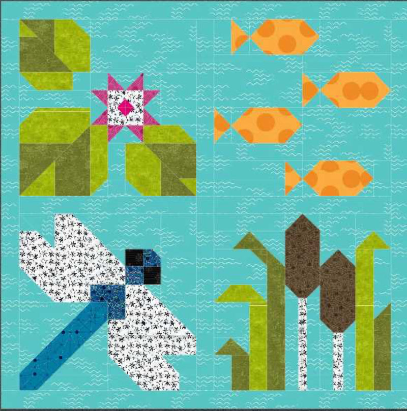 P is got Pond pattern by Sew Fresh Quilts