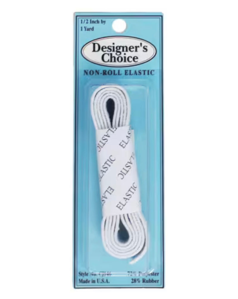 Elastic - Woven, No Roll 1/2” x 1 yd