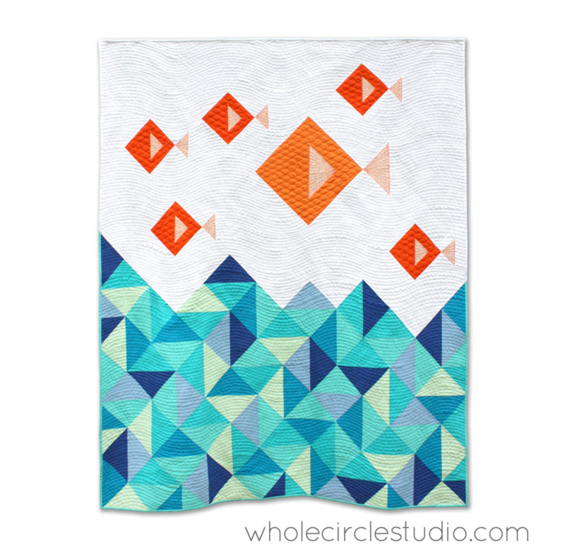 Little Fishies Quilt Pattern by Whole Circle Studio