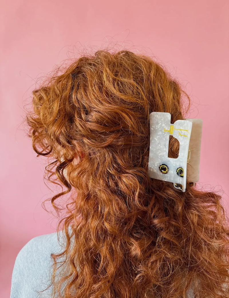 Sewing Machine Hair Clip by Sarah Hearts