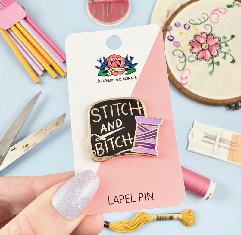 Enamel Pin - Stitch and Bitch