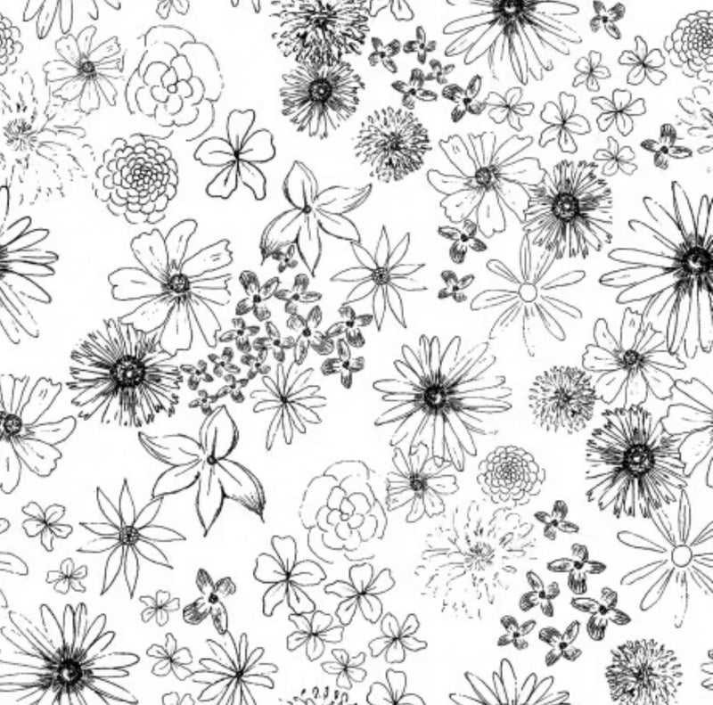 Sunset Meadow - Linework