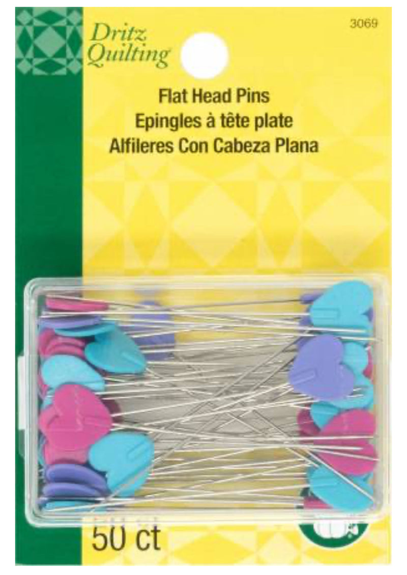 Flat Heart Pins, Dritz