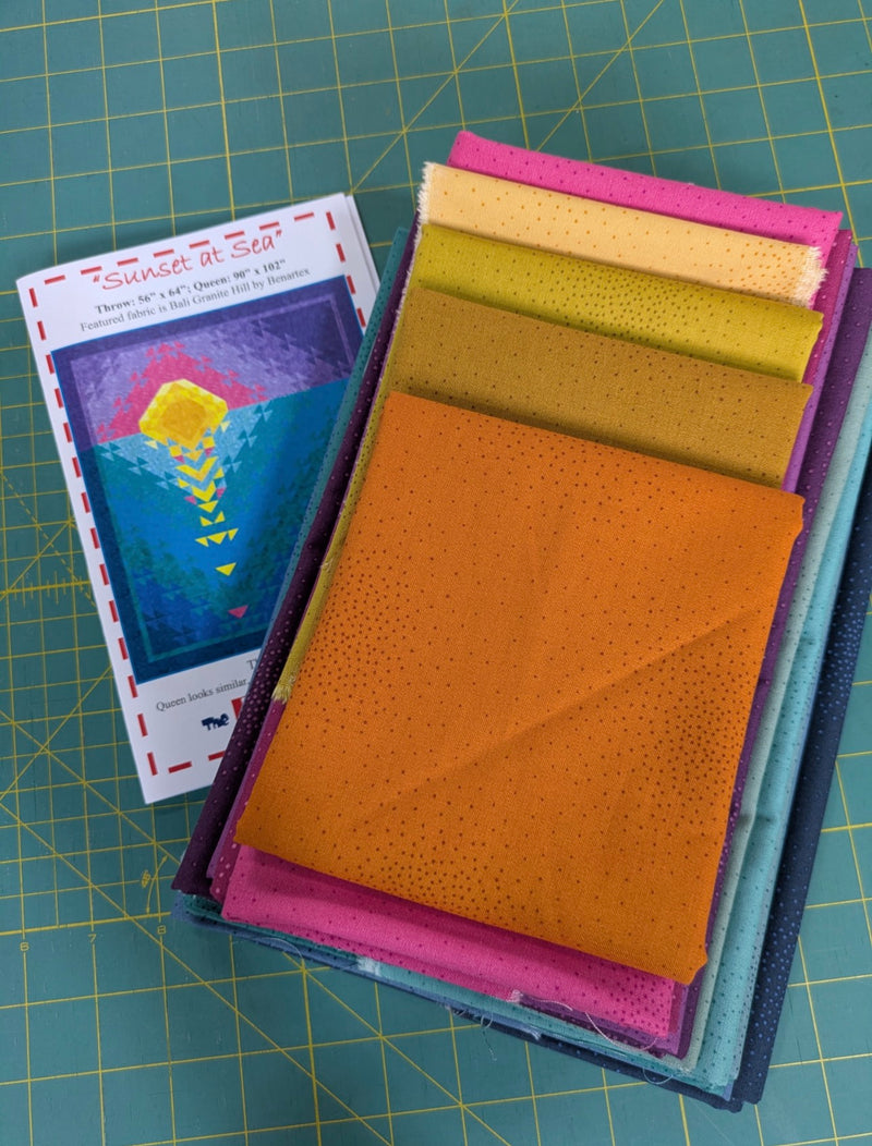 Sunset at Sea Quilt Kit by The Fabric Addict
