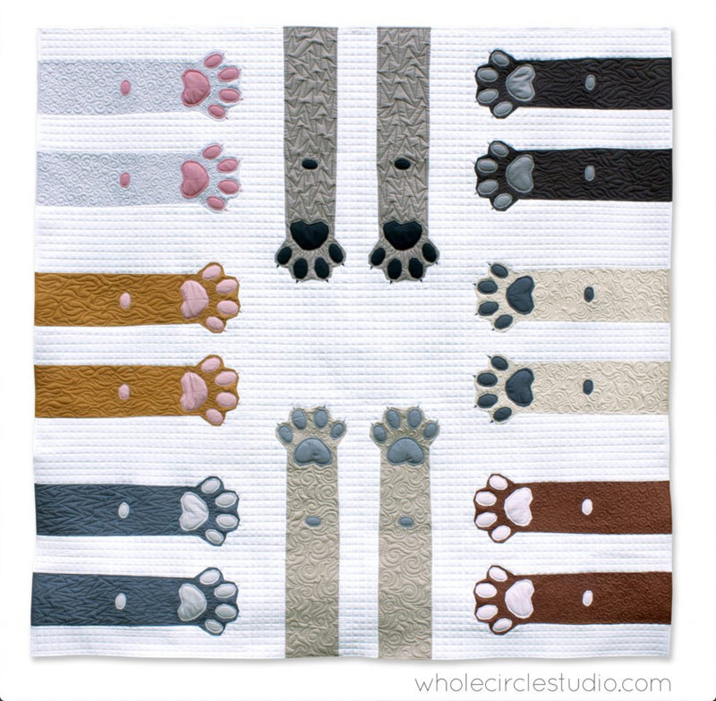 Paws Up! Quilt Pattern by Whole Circle Studio