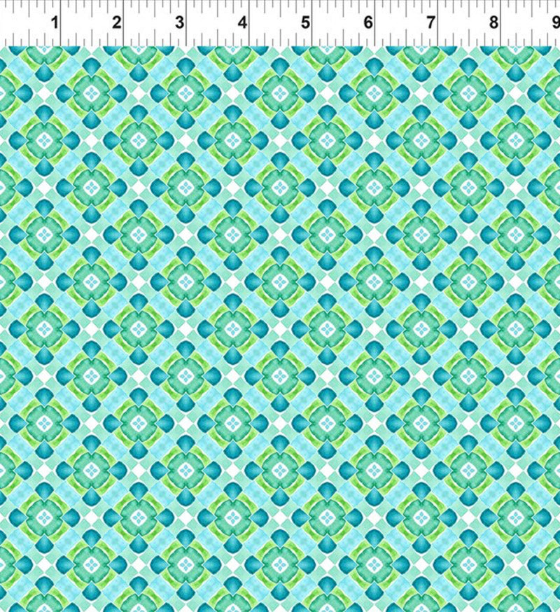 Dragon Friends - Geo, Teal