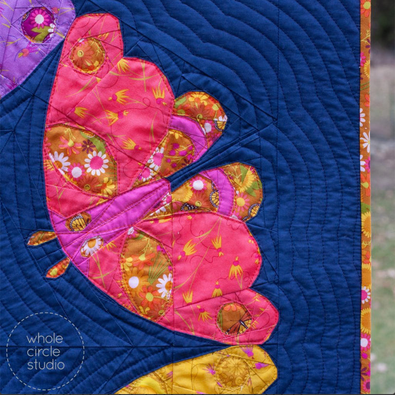 Modern Moths Quilt Pattern by Whole Circle Studio