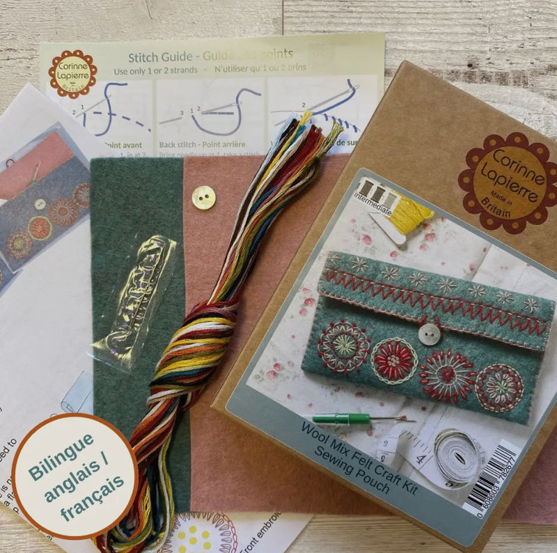 Sewing Pouch Felt Craft Kit