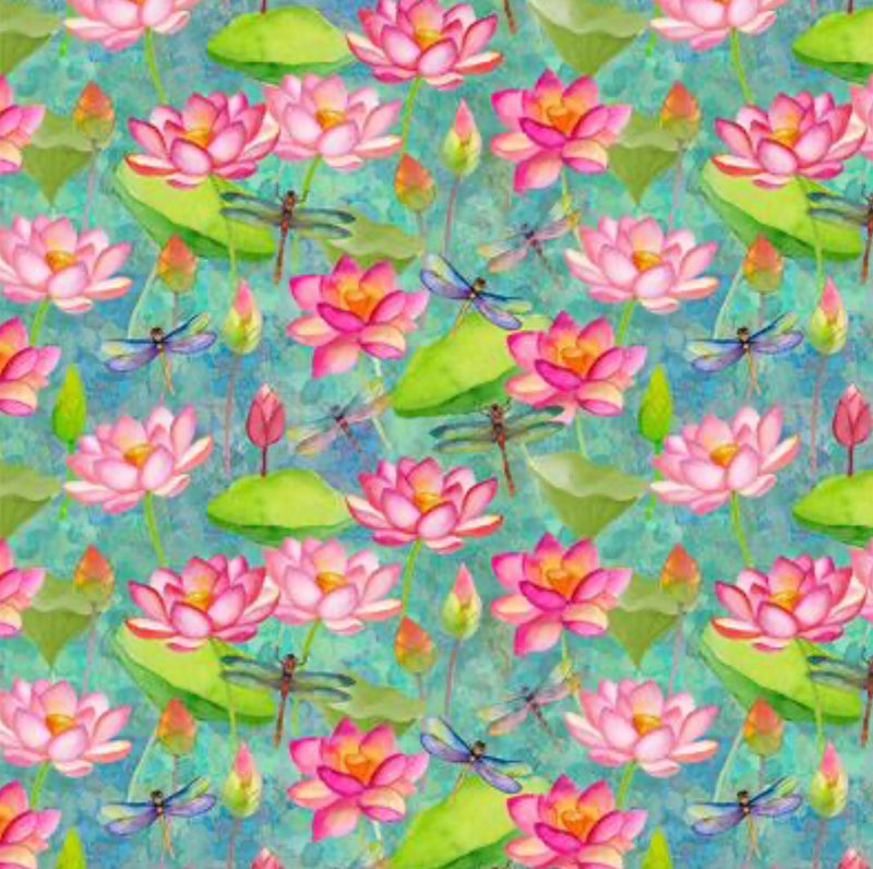 Lily Pond - Dragonfly Floral