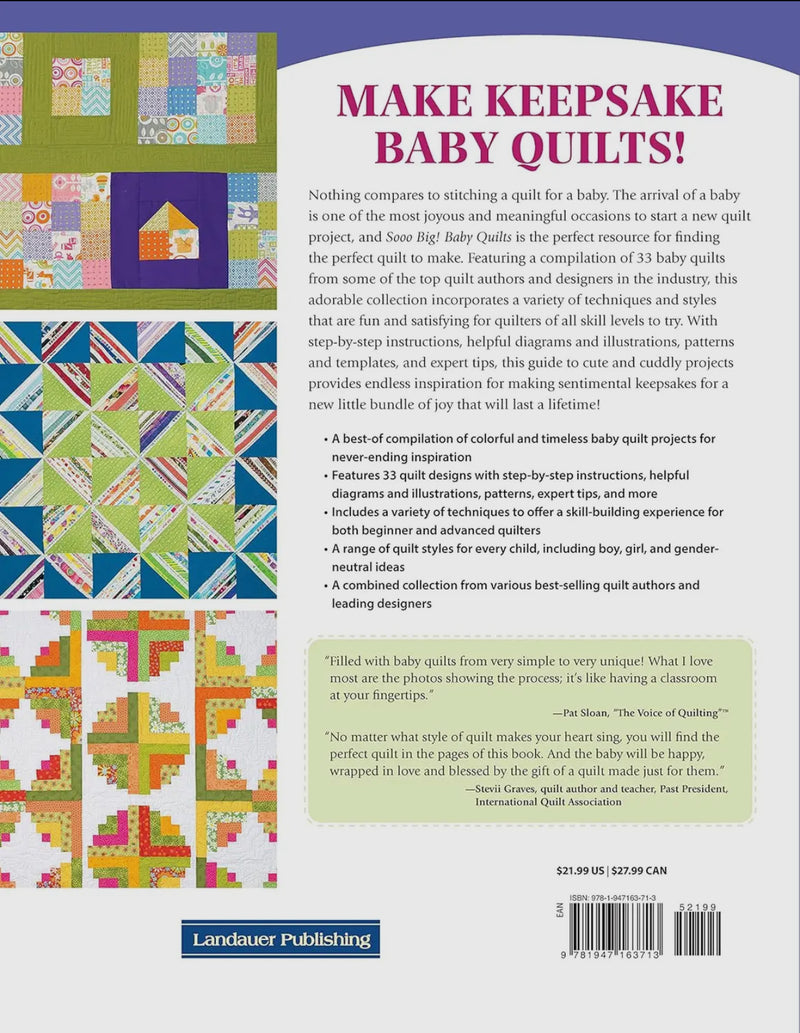 Sooo Big! Baby Quilts