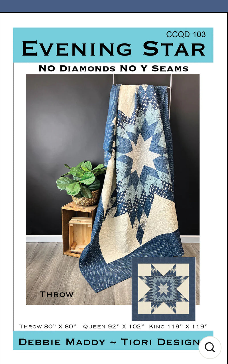 Evening Star Quilt Pattern by Debbie Maddi