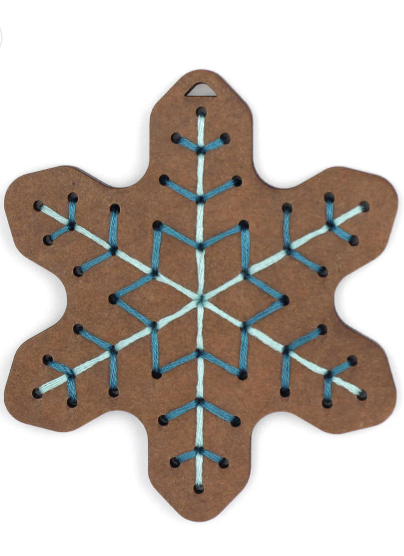 Gingerbread DYI Stitched Ornament Kit