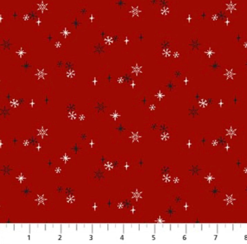 Rudolph - Snow, Dark Red
