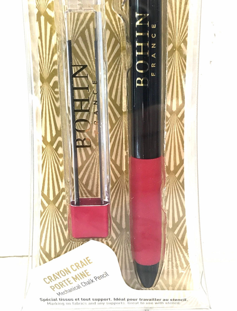 Bohin Extra Fine Mechanical Chalk Pencil & Refills - Black