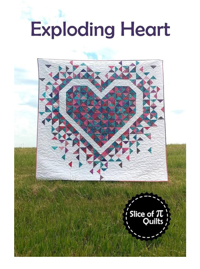 Exploding Heart Quilt Kit by Slice of Pi Quilts