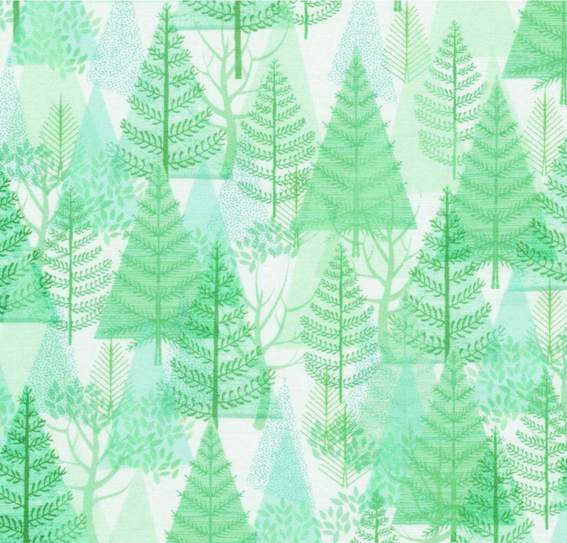 Festive Fauna - Trees, Mint