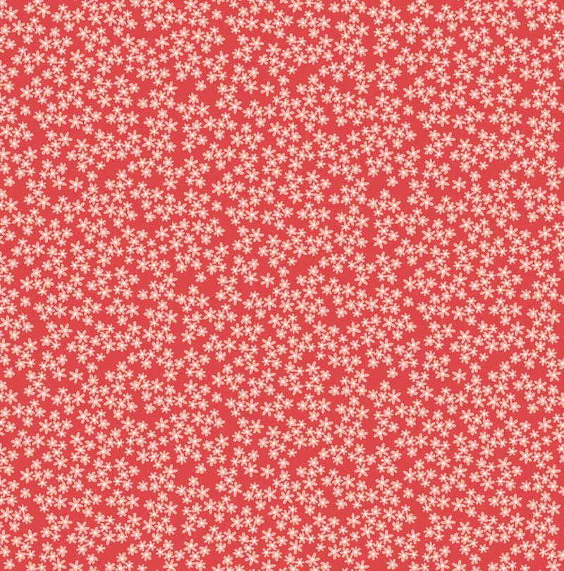 Shop Hop - Floral, red