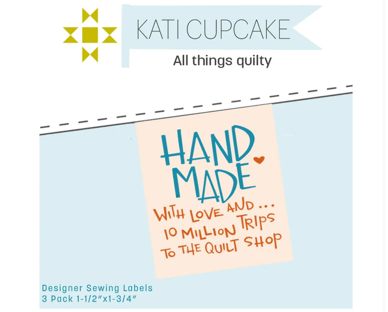 Labels - Handmade With Love and 10 million trips