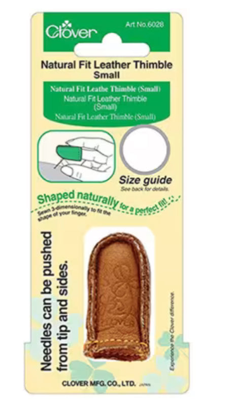 Natural Fit Leather Thimble - Small