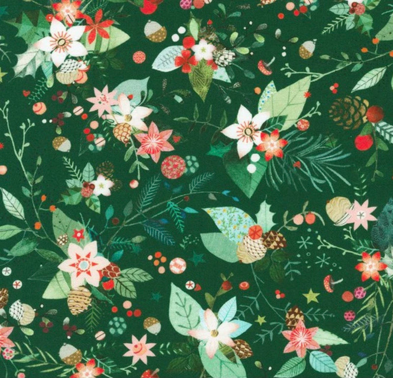 Festive Fauna - Floral, Holly
