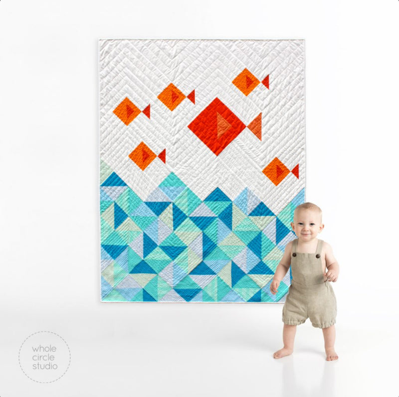 Little Fishies Quilt Pattern by Whole Circle Studio