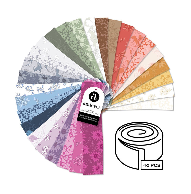 Color Me Whipered - 2 1/2” strips