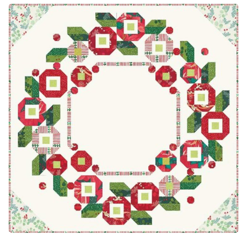 Little Posy Wreath Quilt Pattern by Robin Pickens