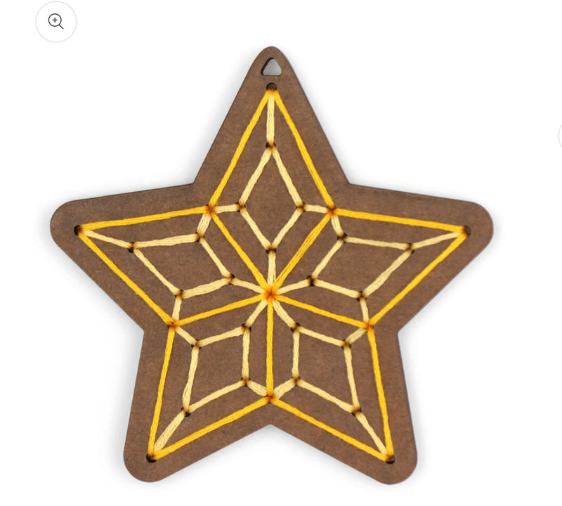 Gingerbread DYI Stitched Ornament Kit