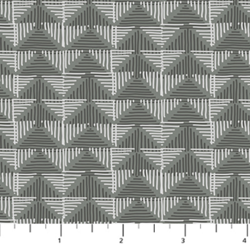 Snowfall - Chevron, Gray