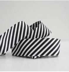 Ready To Sew Binding - Black/ White Stripe