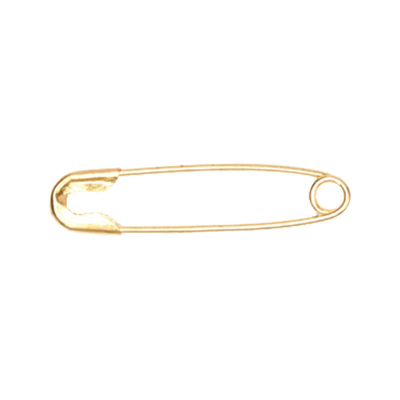 Hemline Gold - Assorted Safety Pin - Gold (50)