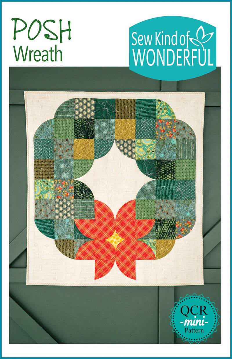 Posh Wreath by Sew Kind of Wonderful