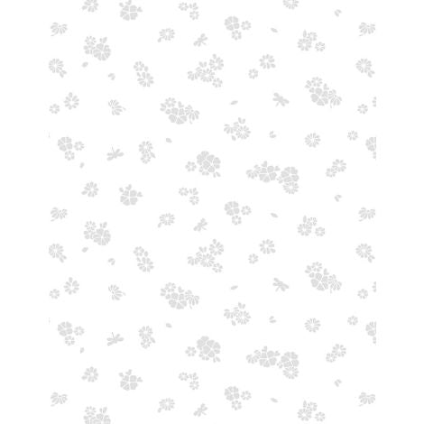Wilmington Essentials - Garden Whispers, White on White