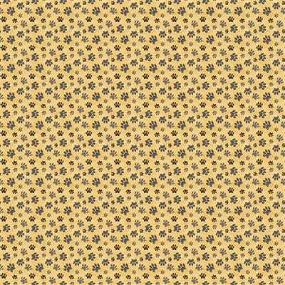 Homebodies - Paw Prints, Gold