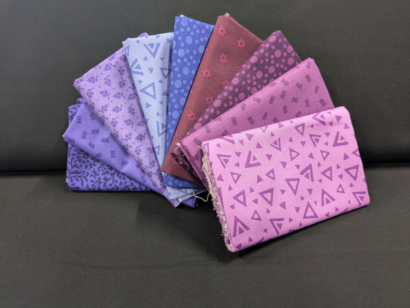 Moody Hues - Purple FQ Bundle