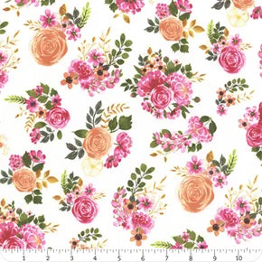 Peony Blossoms - Bouquet Toss, White