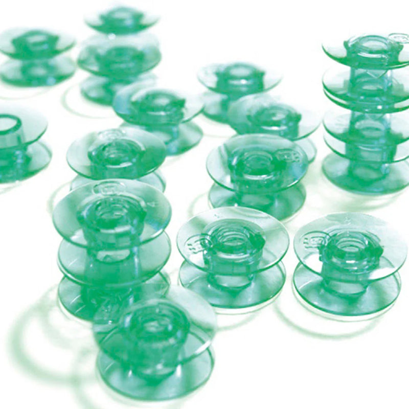Husqvarna Viking Green Bobbins - 10 Pack