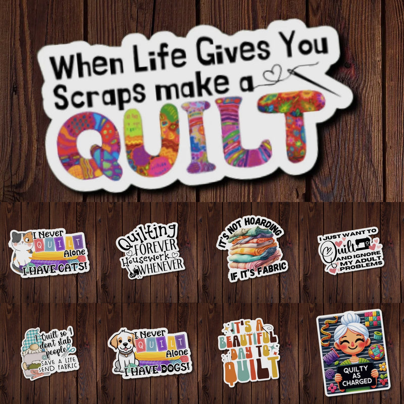 Quilty Stickers