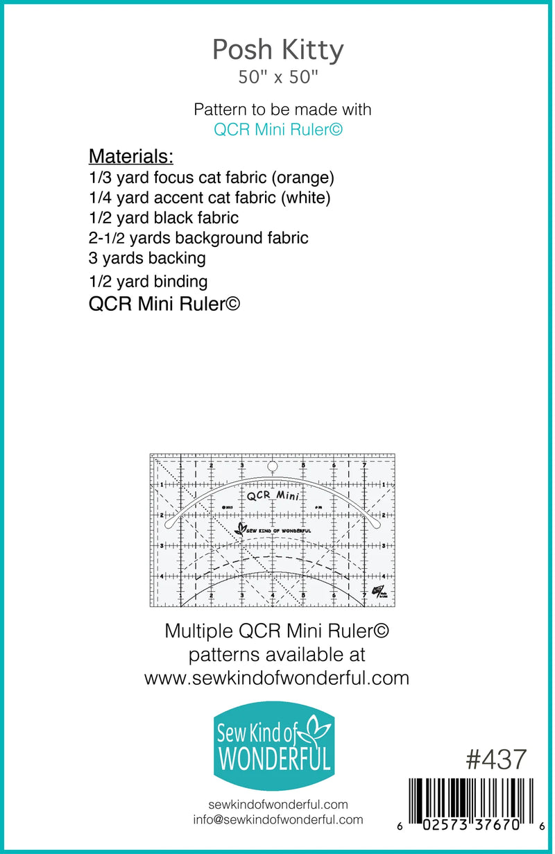 Posh Kitty pattern by Sew Kind of Wonderful