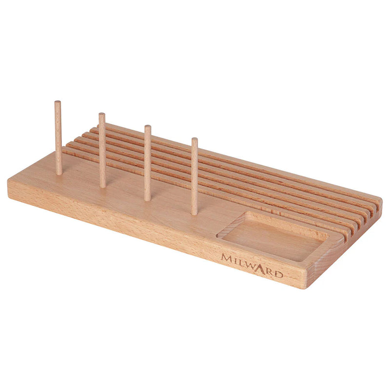 Ruler Rack w Storage - 6 Slots