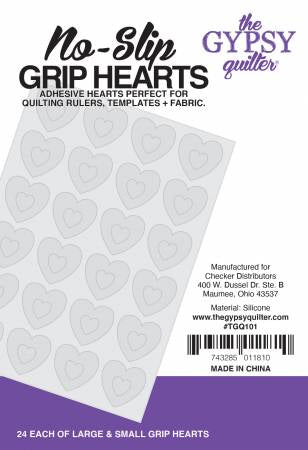 No-Slip Grips Hearts by Gypsy Quilter