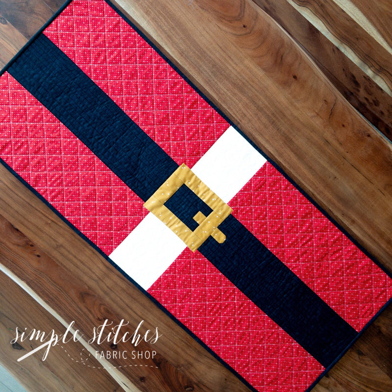 Santa's Big Day Table Runner/ Pillow Class