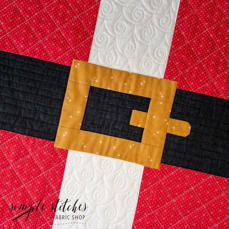 Santa's Big Day Table Runner/ Pillow Class