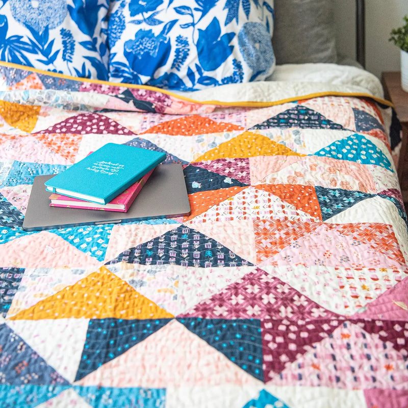 Patchwork Flying Geese by Quilty Love