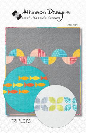 Triplets, A Trio of Baby Quilts by Atkinson Designs