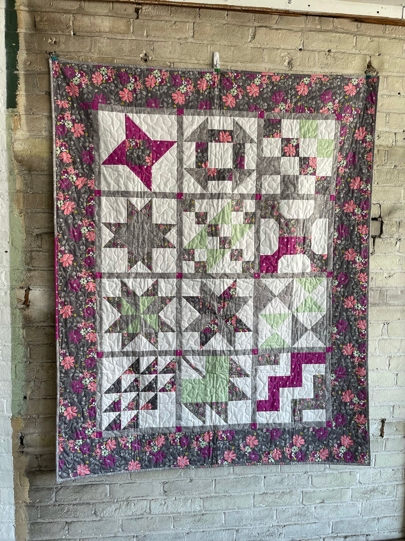 Intro to Quilting - Modern Sampler Lap Quilt