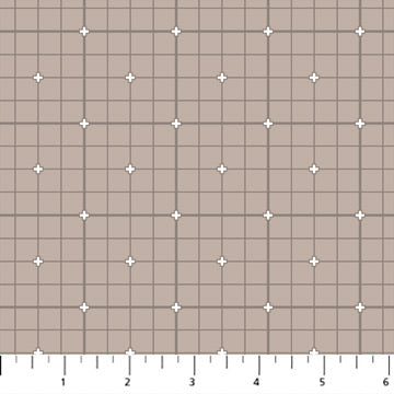 Serenity Basics - Grid in Taupe