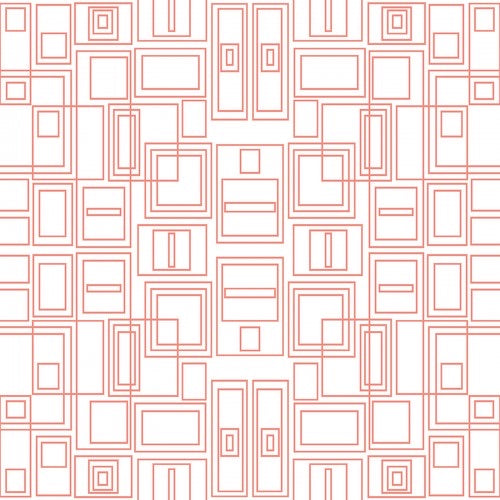 Good Vibes - Circuit Board - Coral/ White