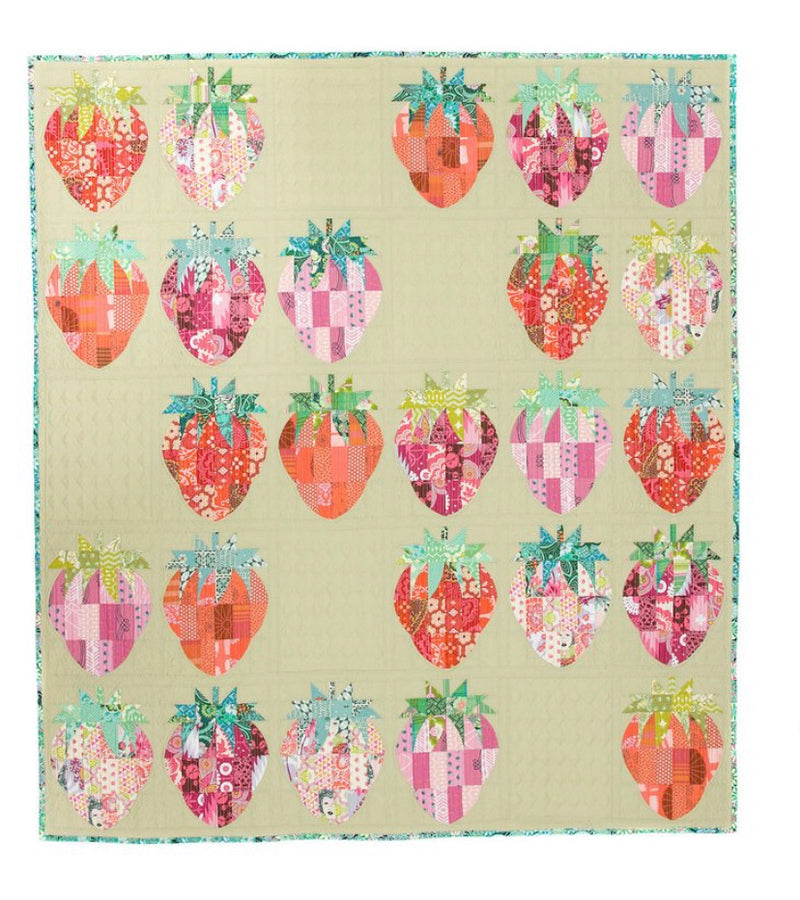 Mod Strawberries pattern by Sew Kind of Wonderful