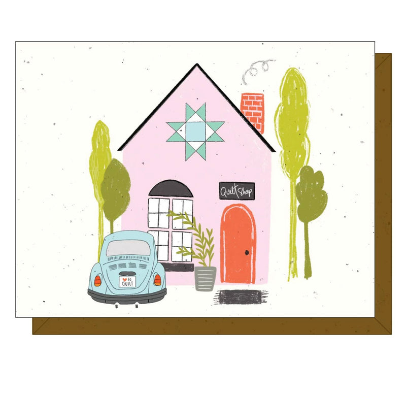 Greeting Card - Quilt Shop